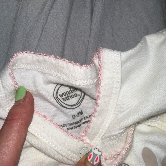 Baby girl 0-3 month set of onesies and pullovers - Picture 4 of 4